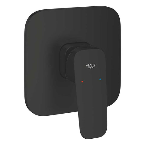 GROHE Cubeo Concealed Shower Mixer Tap Trim - Matt Black