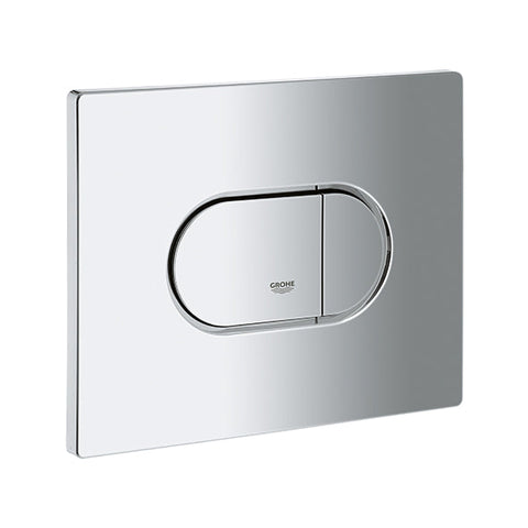 GROHE Arena Cosmopolitan Horizontal Push-Button Flush Plate - Chrome