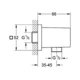 Euphoria Cube Shower Outlet Elbow