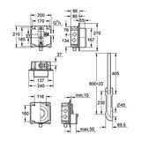 GROHE Rondo Flush Valve For Wc