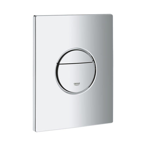 GROHE Nova Cosmopolitan Push-Button Flush Plate - Chrome