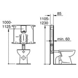 Flushing Cistern For Wc - 80Mm